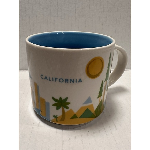 Starbucks Other - Starbucks California You Are Here Collection Coffee Tea Mug Cup 14 oz 2014‎